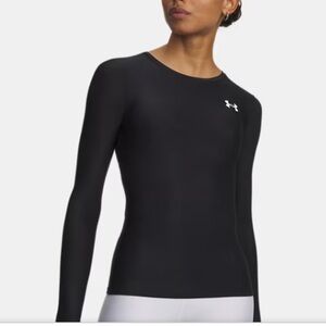Under Armour Women's Black HeatGear Compression Long Sleeve